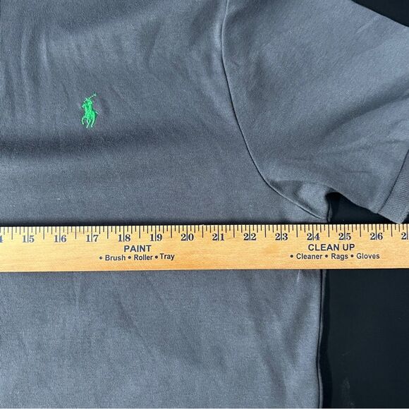 Polo Ralph Lauren Men's Blue/Gray Polo Shirt 0649 - Picture 11 of 12